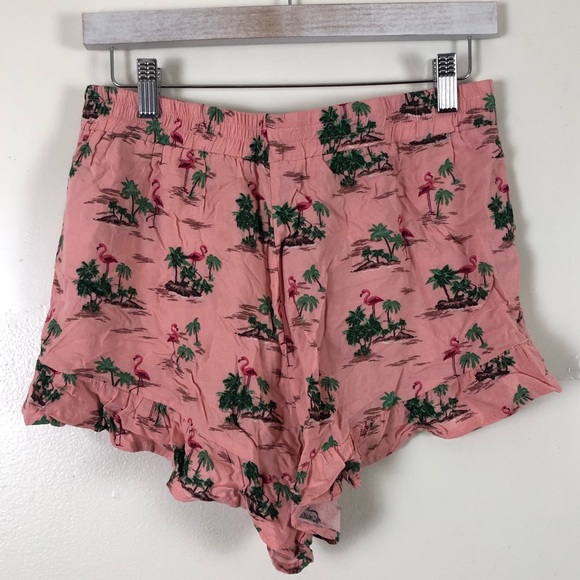 ✨Forever 21 Pink Flamingo Shorts✨ - Picture 3 of 4